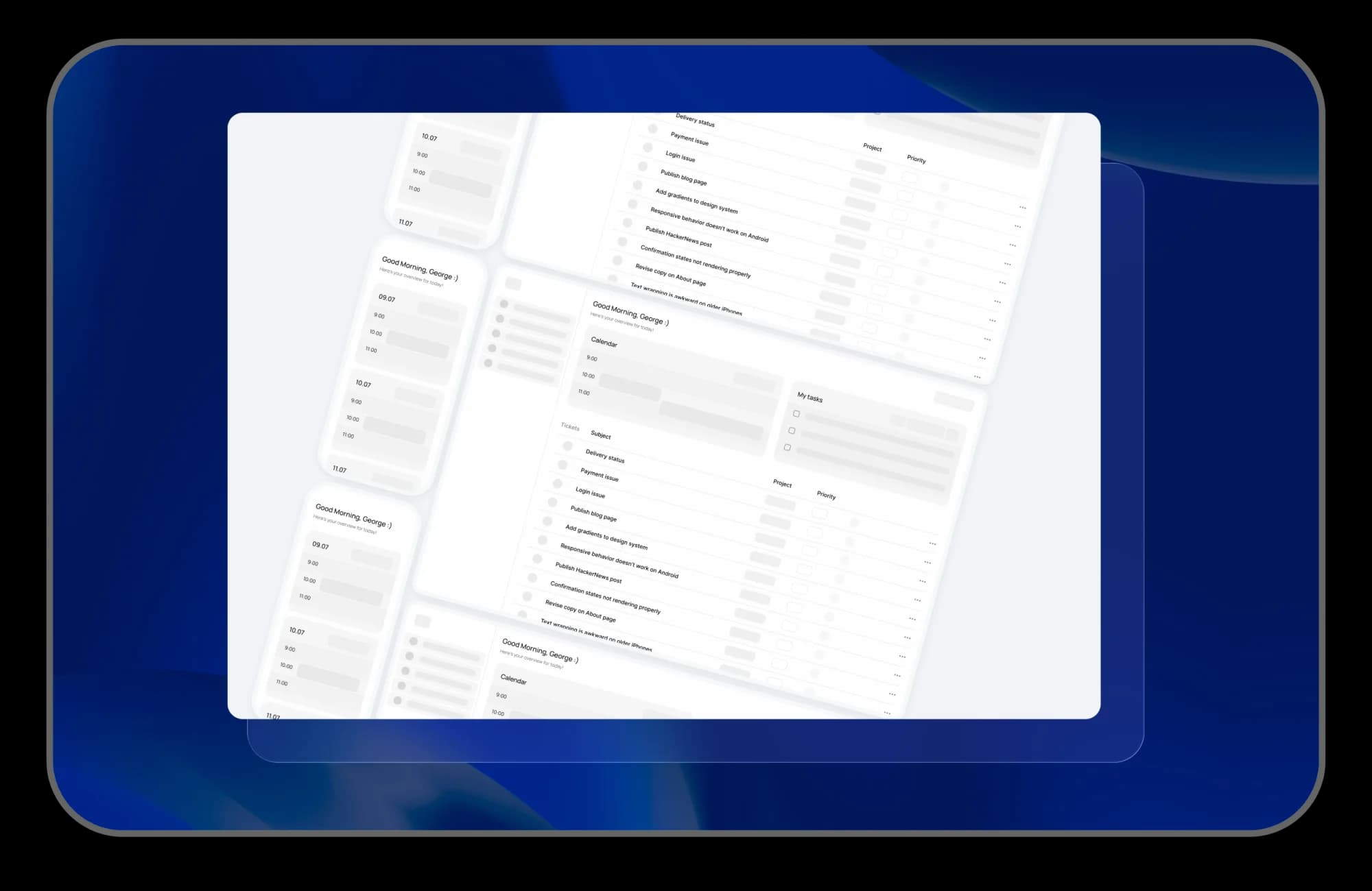 Dokumente für Produktumfang und Planung
