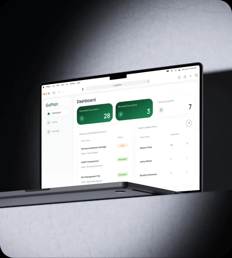GxPilot (GXP Document Management) — project cover
