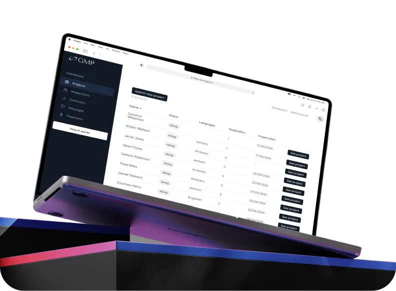 GMP (Focus Group Moderator SaaS) — project cover